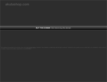 Tablet Screenshot of akutashop.com